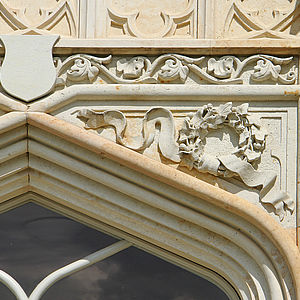 Fassadendetails des Keppschlosses